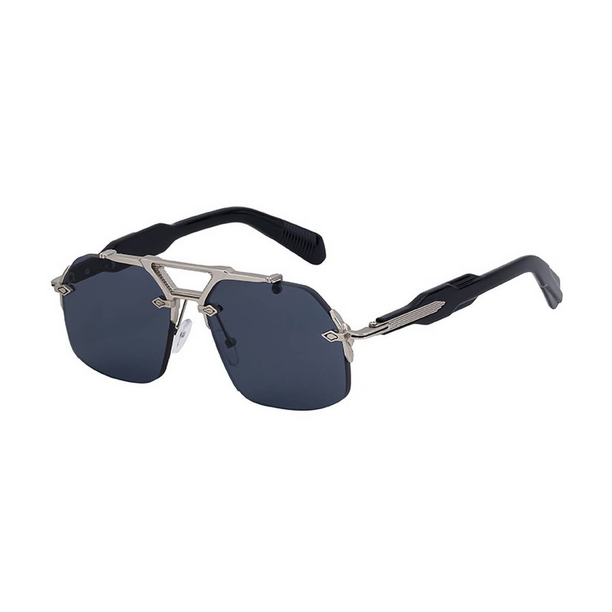 STEAMPUNK SQUARE FRAME SUNGLASSES_CWASG0729