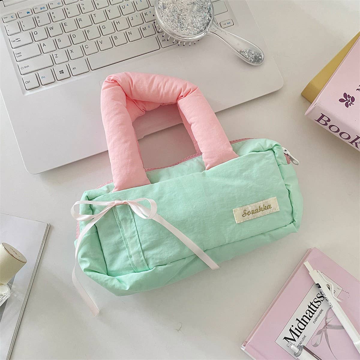 CWAB5809_SMALL FRESH SOFT LARGE CAPACITY HANDBAG