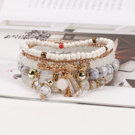 BOHEMIAN CRYSTAL PENDANT STRETCH BRACELET_CWAJE2222