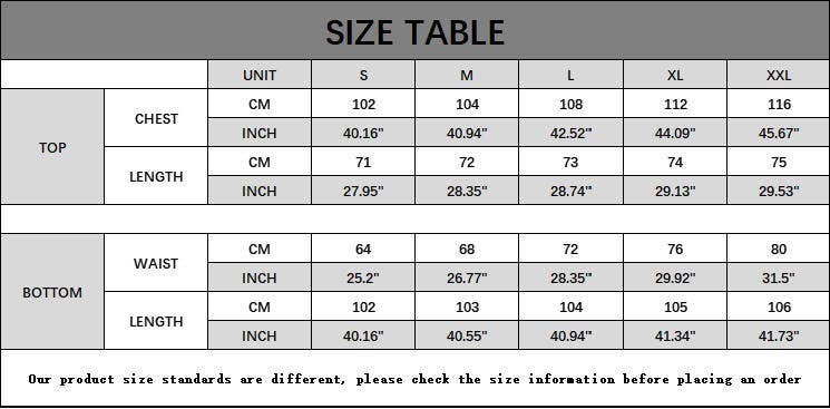 Personalized printed color matching loose suit