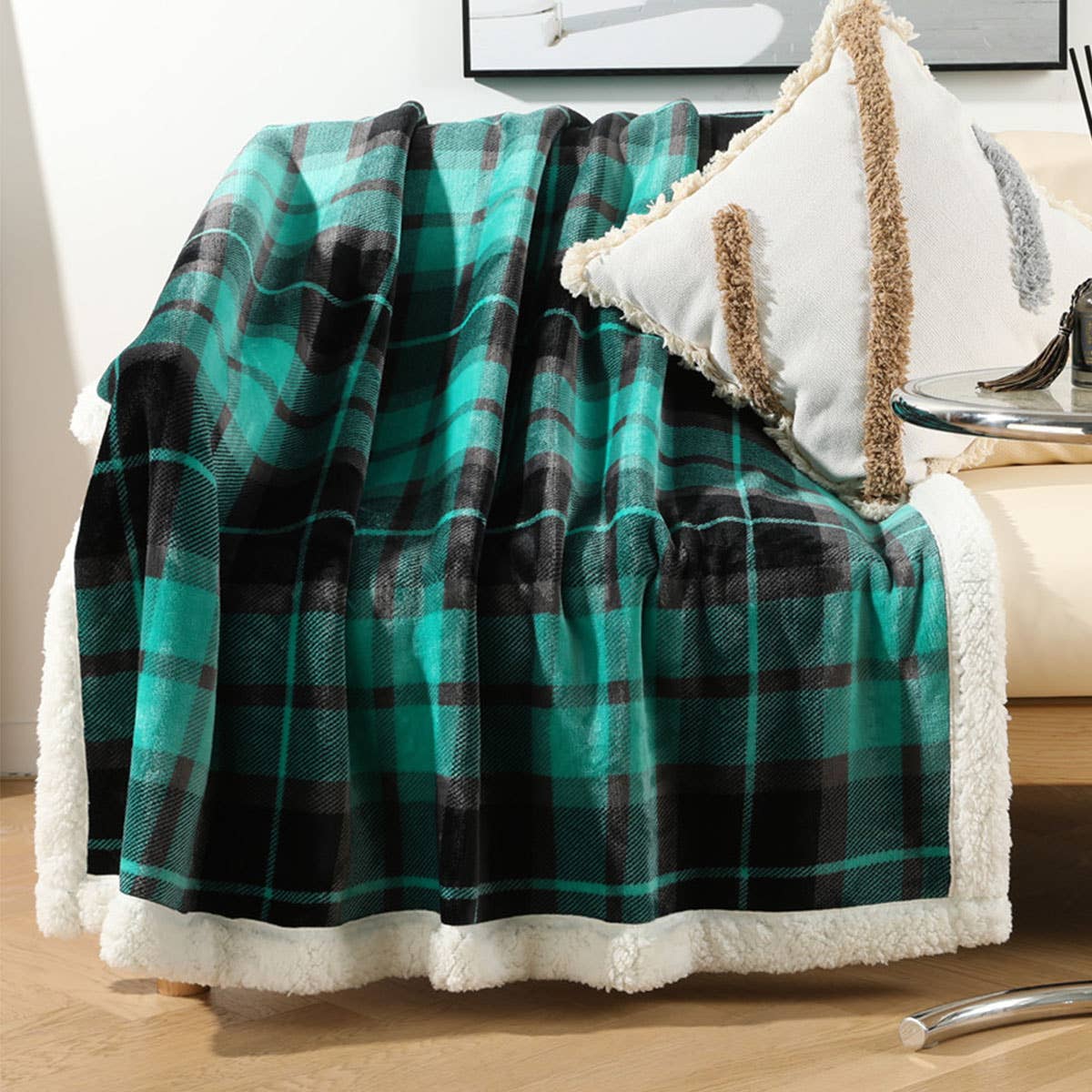 BOHO CORAL VELVET LIGHTWEIGHT BLANKET_CWMM0221