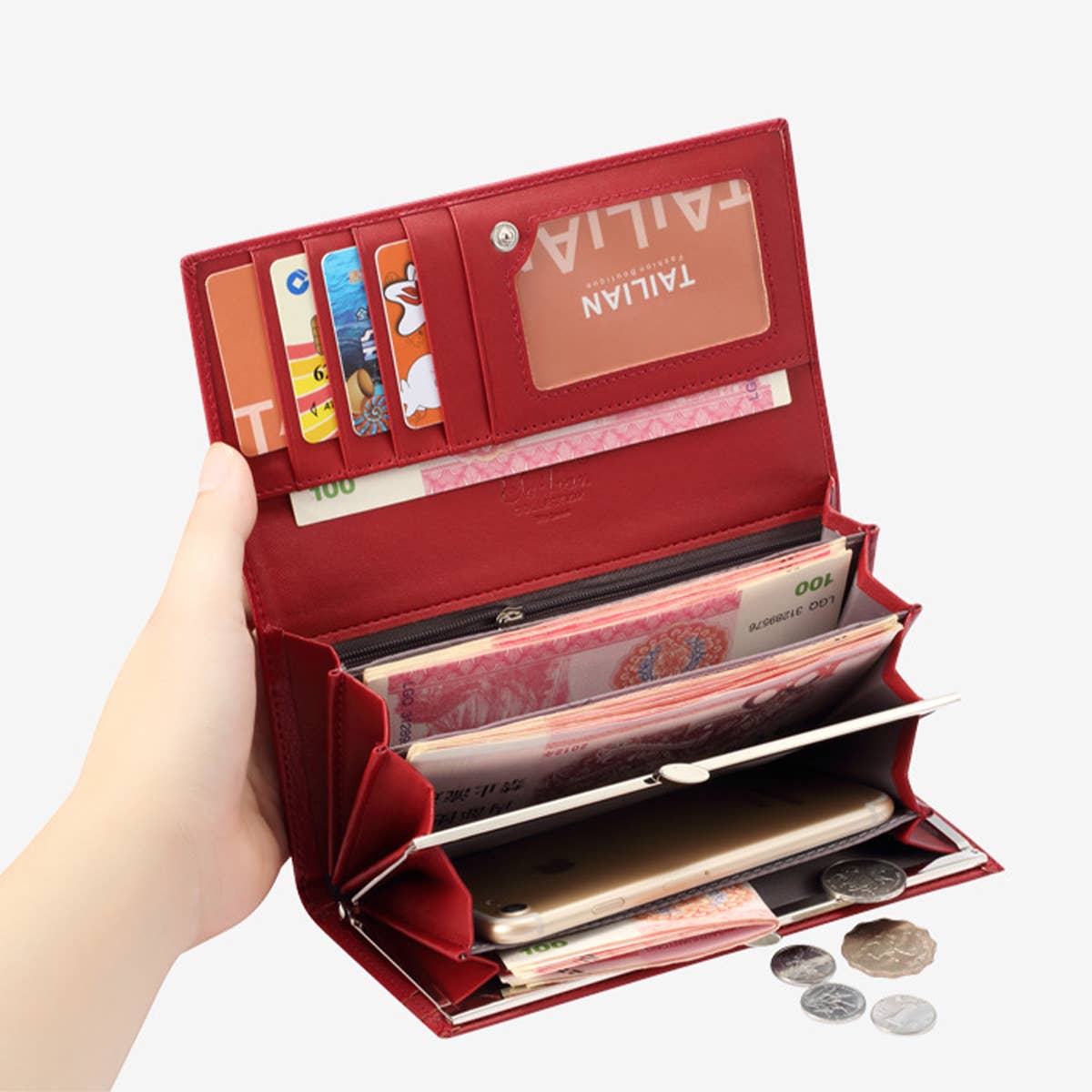 CLASSIC CROCODILE PATTERN MULTIFUNCTIONAL WALLET_CWAB1649