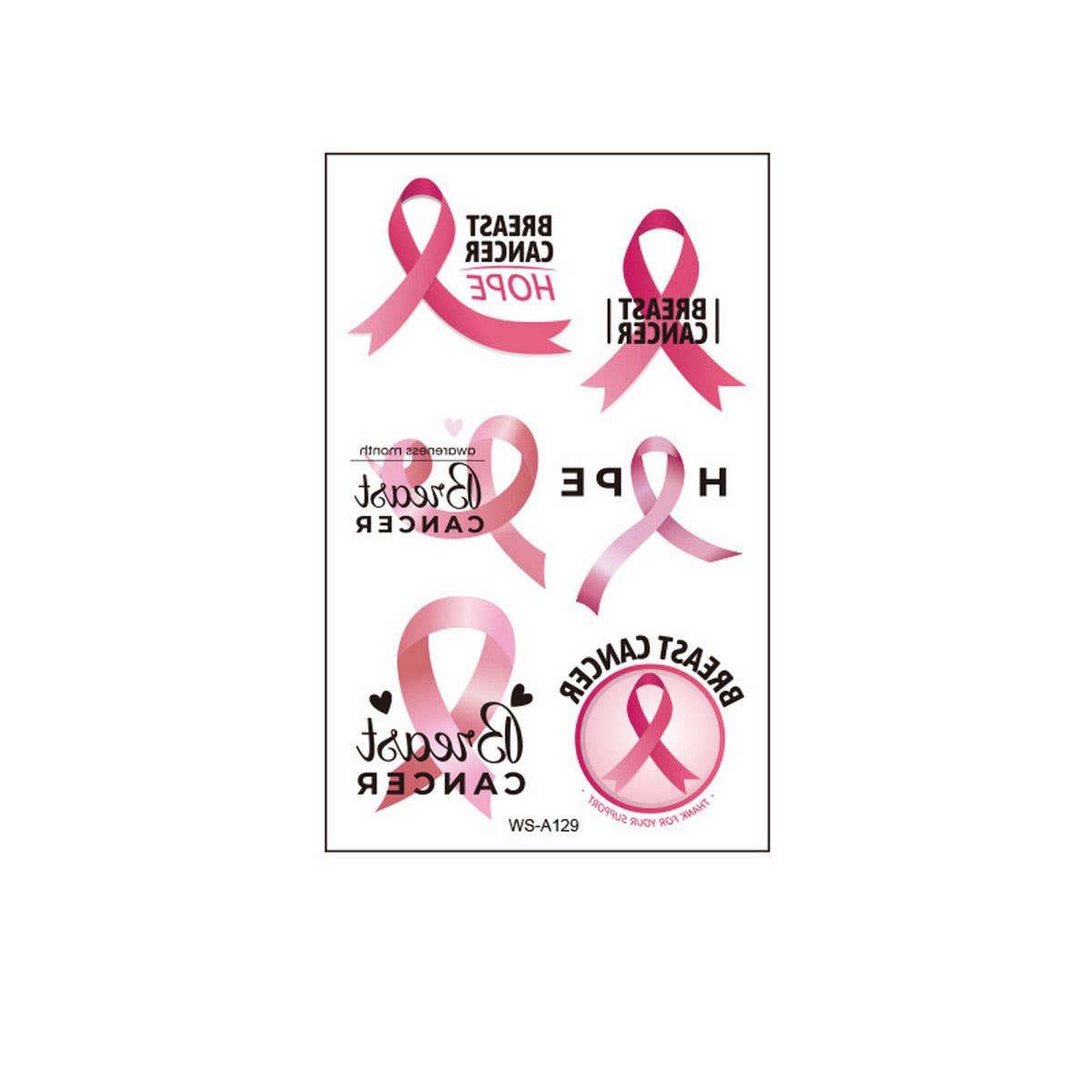Pink Ribbon Tattoos ??Breast Cancer Awareness_CWMM8380