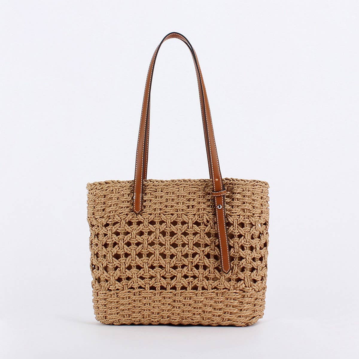 HIGH-END STYLISH LARGE-CAPACITY HAND-WOVEN BAG_CWAB4714