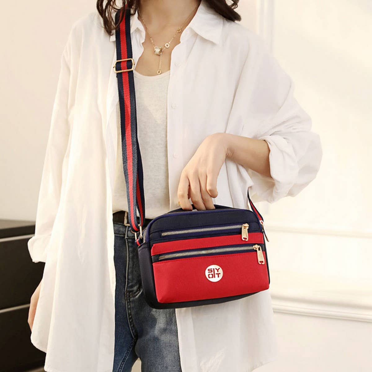 FASHION TRAVEL WOMEN'S SHOULDER MESSENGER BAG_CWAB3494