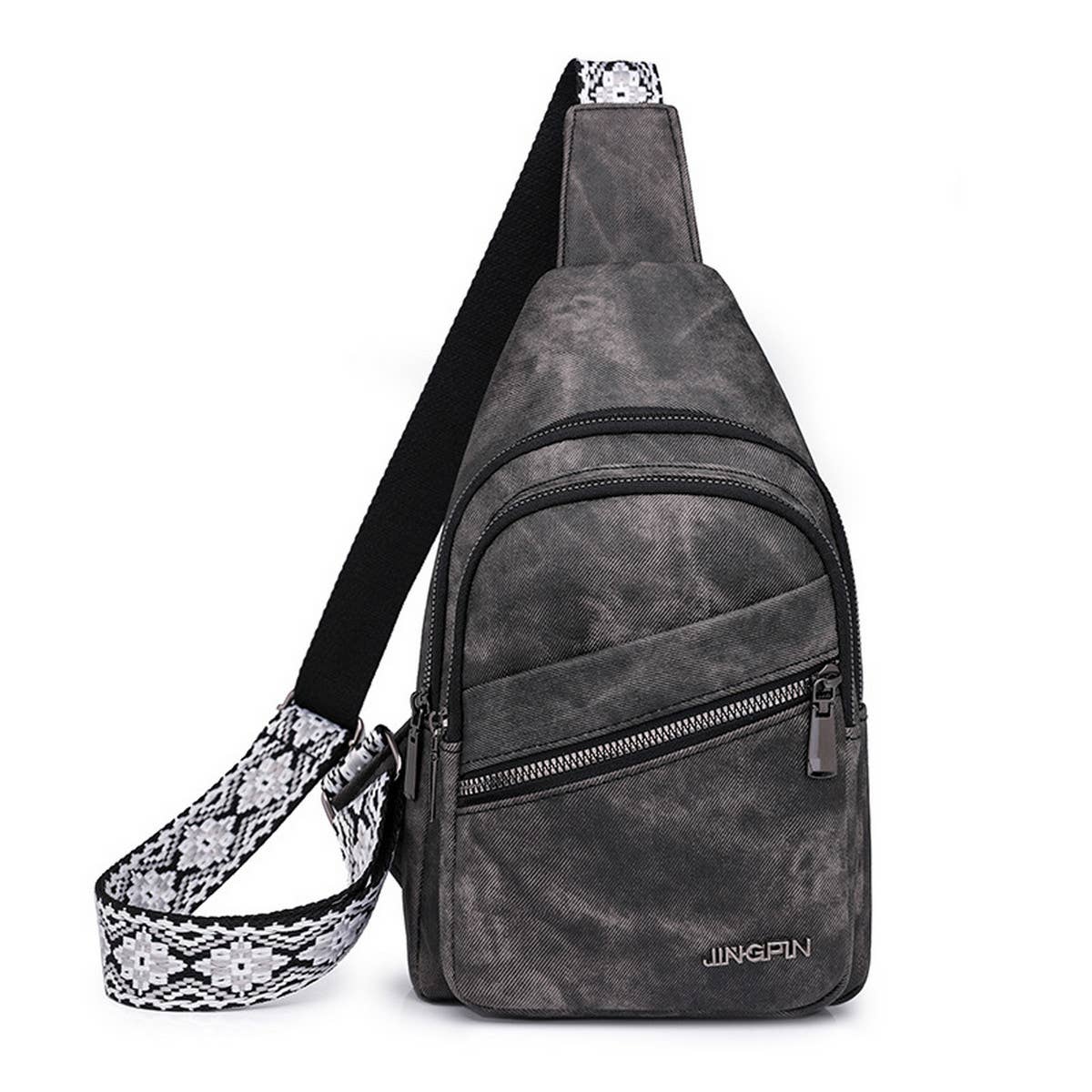SIMPLE LIGHTWEIGHT SPORTS SHOULDER MESSENGER BAG_CWAB2712