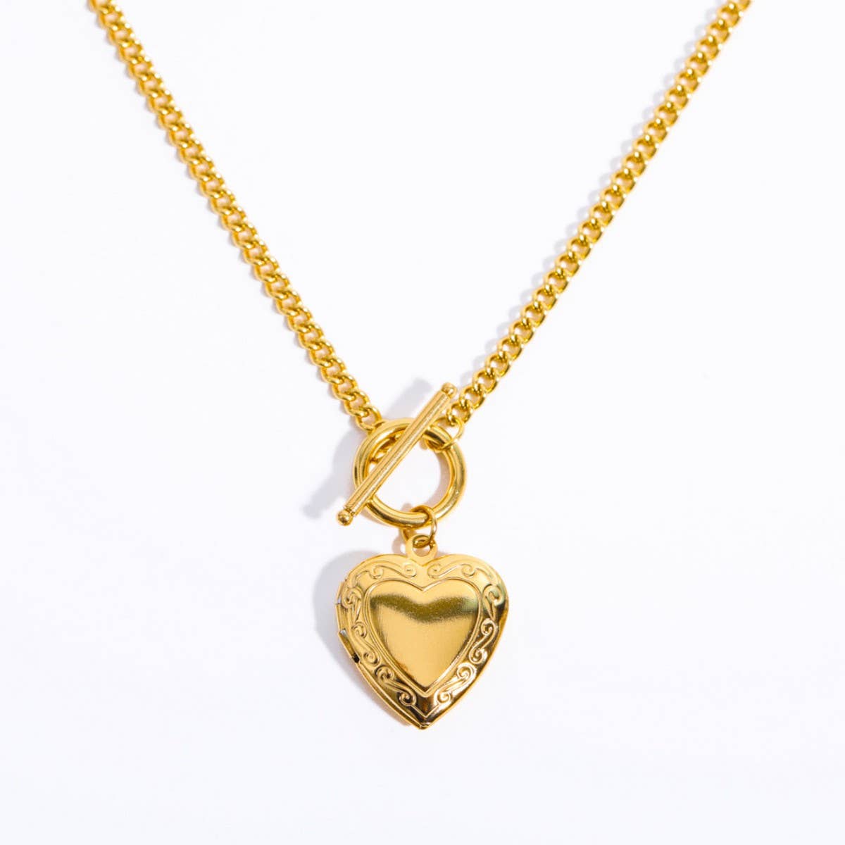 Love Photo Box Pendant Clavicle Necklace