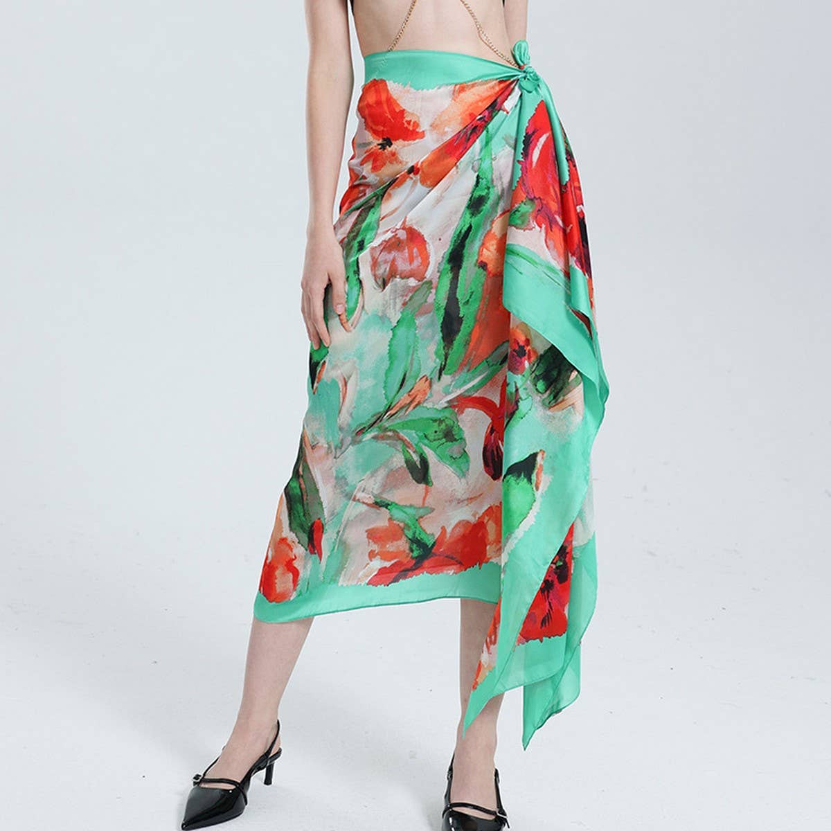 Spring Summer Scarf,Versatile Beach Shawl_CWASC0670