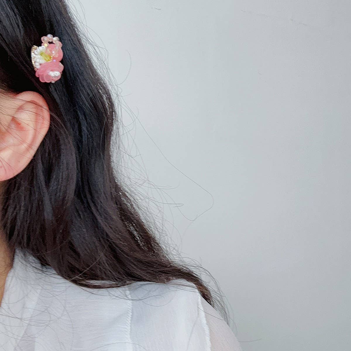 SWEET OIL PAINTING STYLE BEADED SET