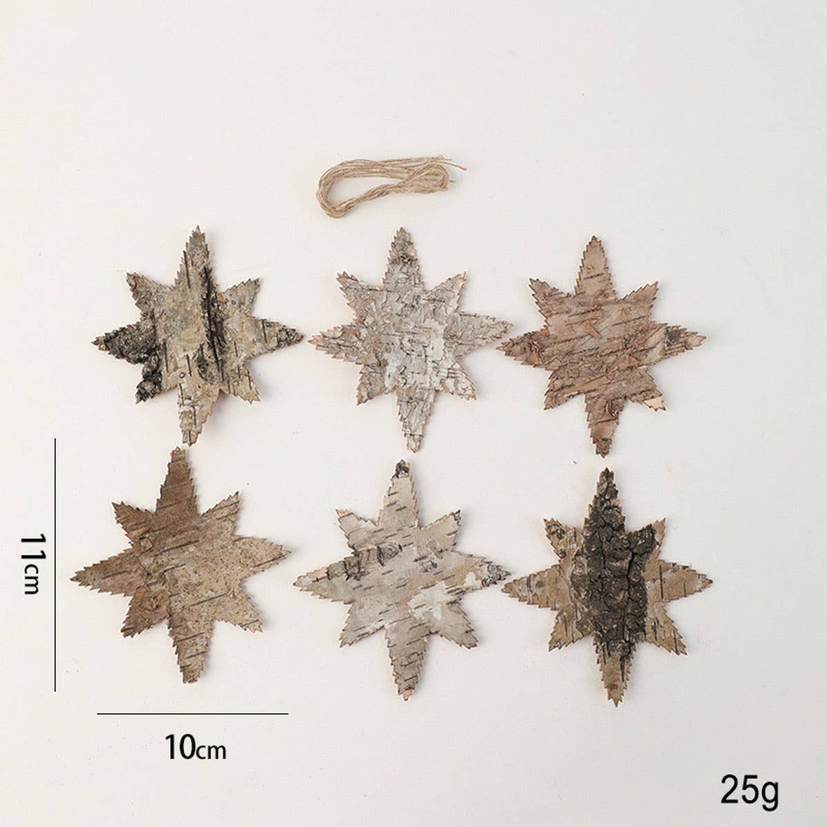 Natural Cedar Wooden Christmas Tree Hanging Decor