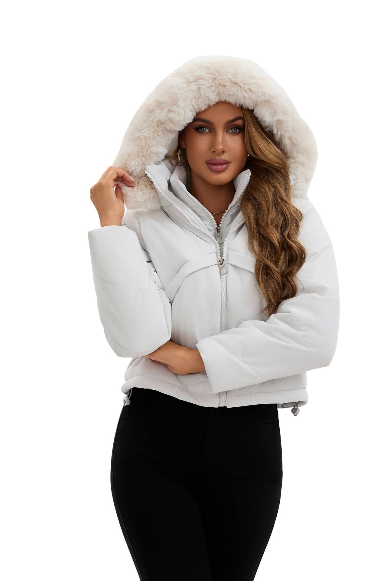 Two detachable cotton-padded jackets