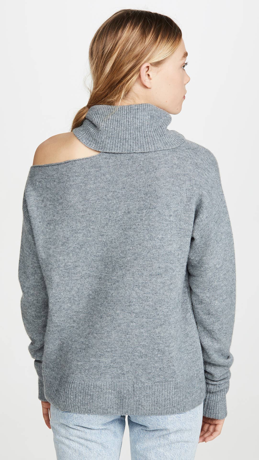 SEXY SWEATER WITH TWO LAPELS MISSING SHOULDERS