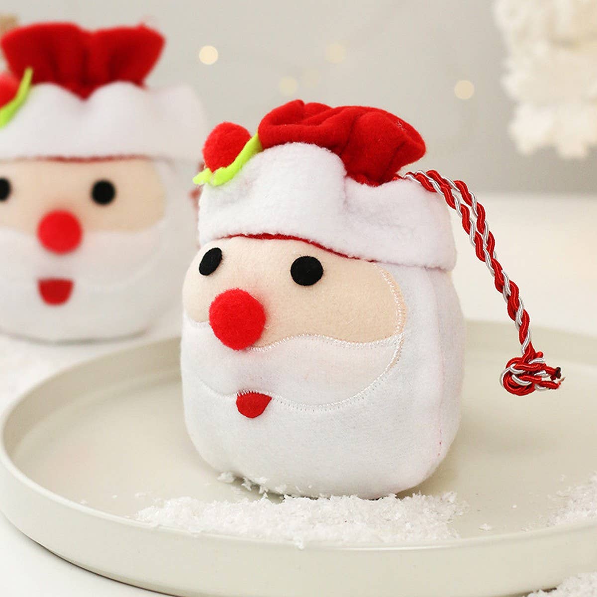 Cute Santa Candy Gift Apple Bag for Christmas_CWAJE05380