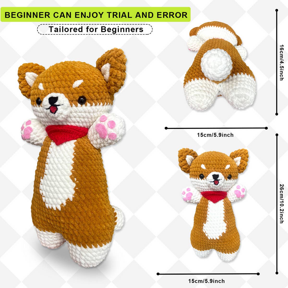 HAND-WOVEN DIY CROCHET DOLL MATERIAL KIT