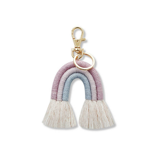 BOHEMIAN TASSEL CREATIVE RAINBOW KEYCHAIN_CWMM1208