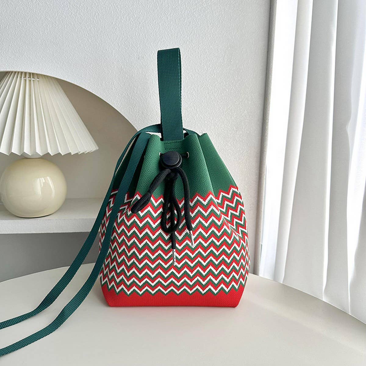 VERSATILE CASUAL DRAWSTRING TOTE CROSSBODY BAG_CWAB3069
