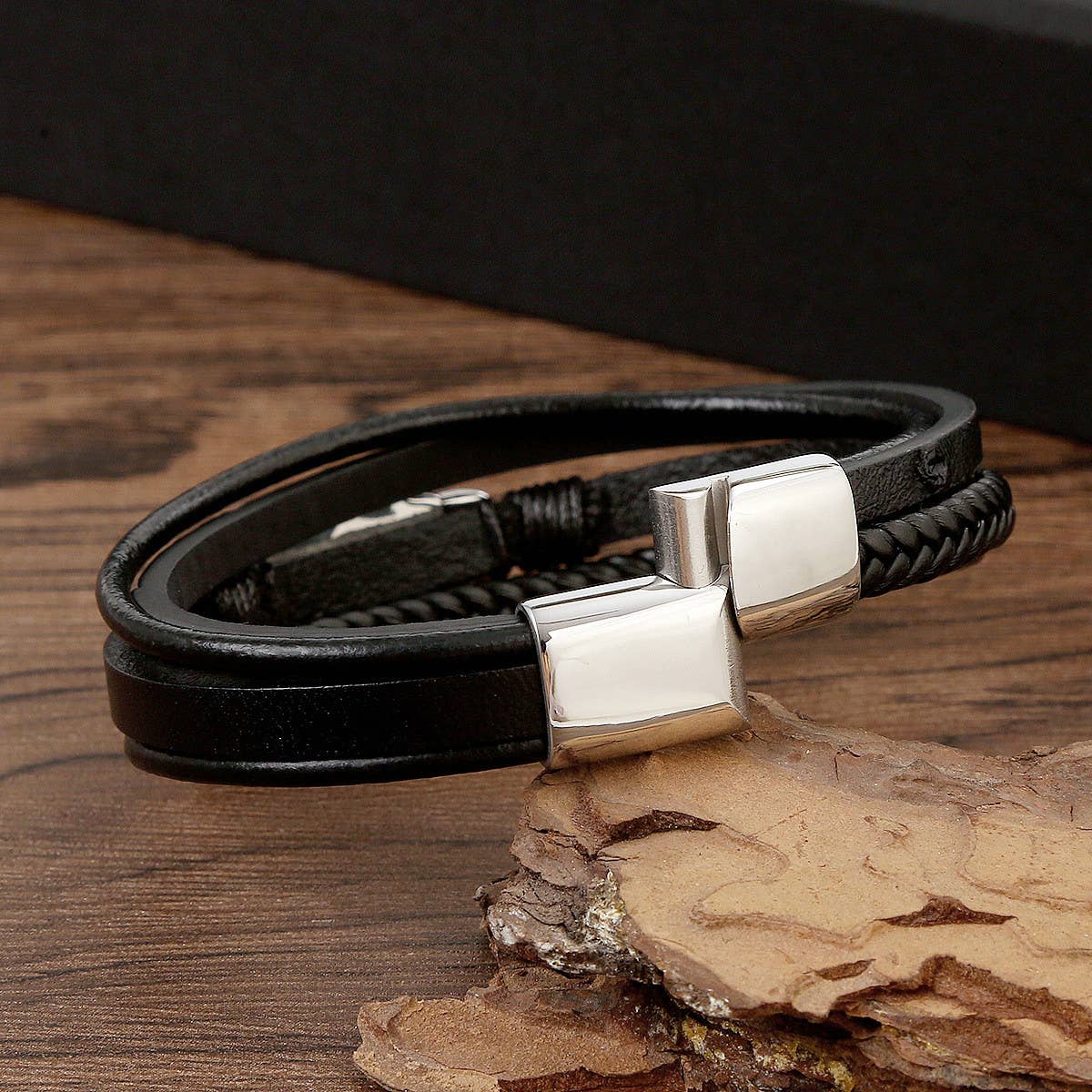 FASHION PU WOVEN BRACELET_CWAJE1515