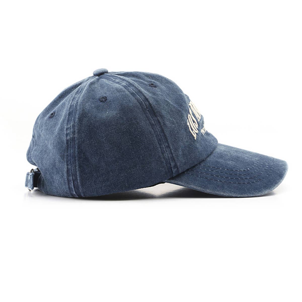 Washed Letter Embroidery Baseball Hat - Sun Hat CWAH1261