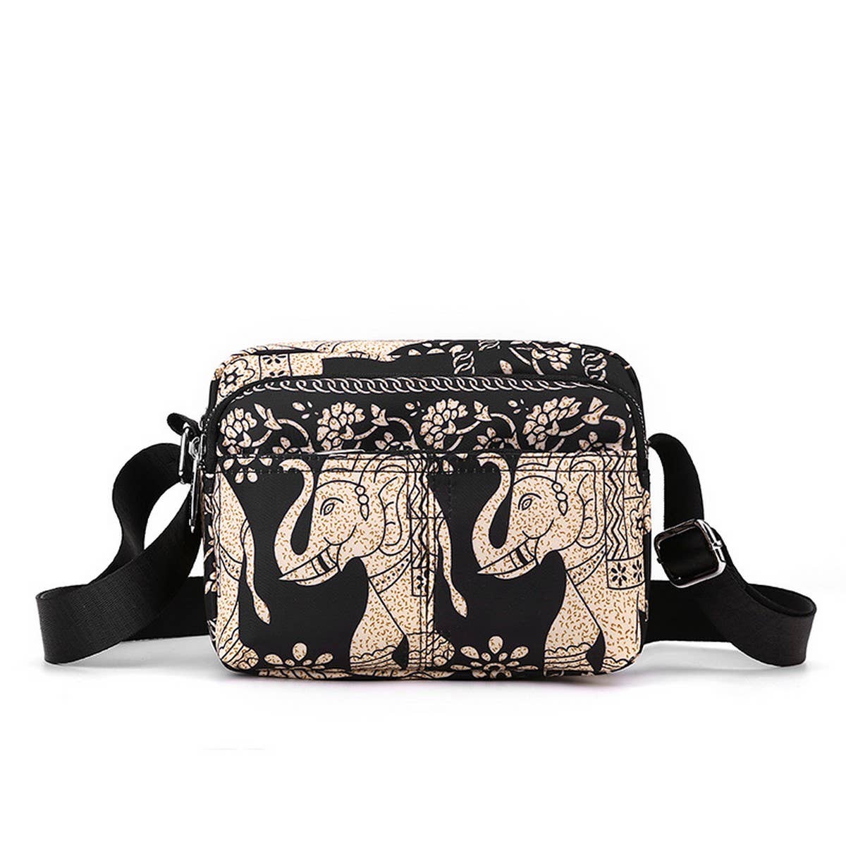 NYLON LARGE CAPACITY SHOULDER MESSENGER BAG_CWAB3487