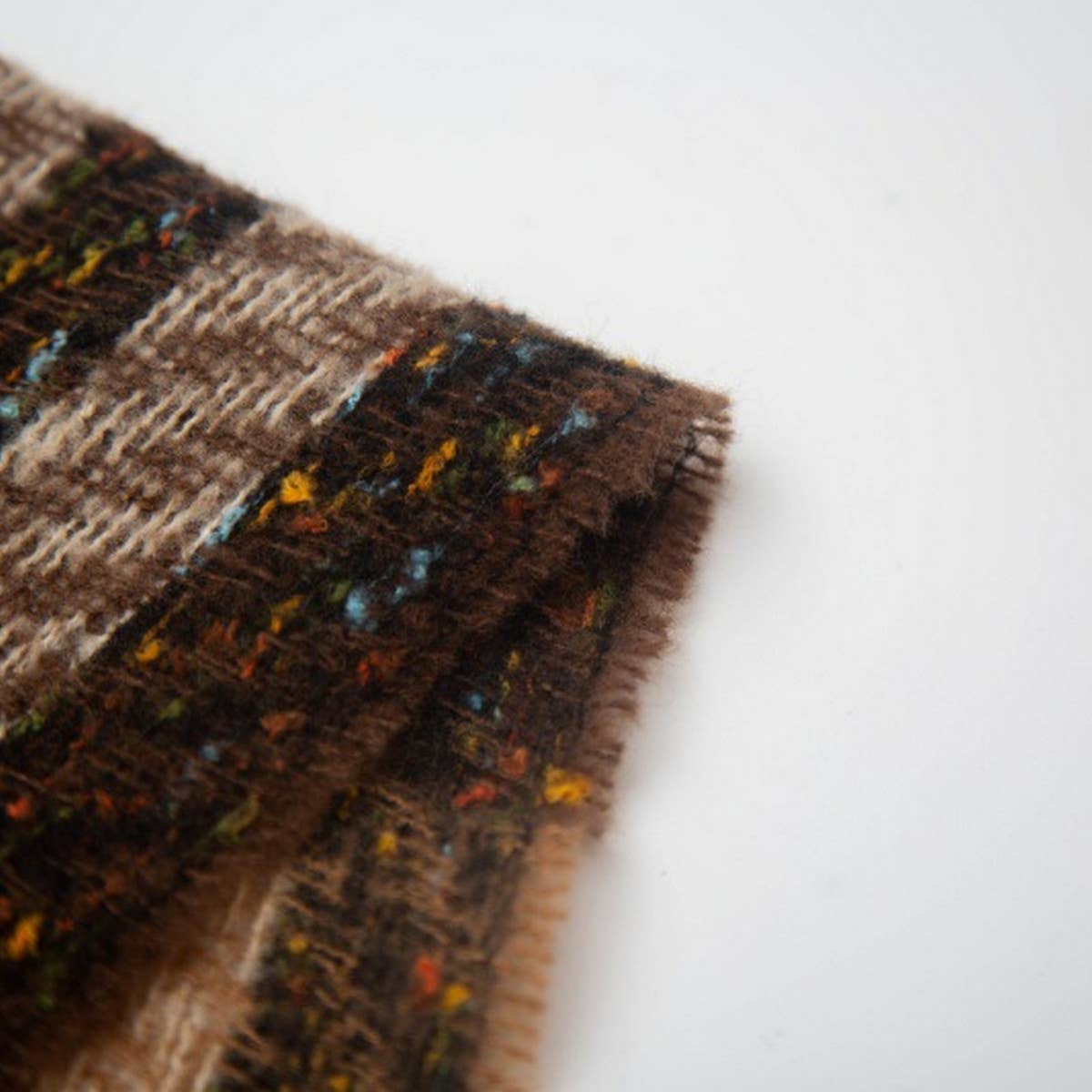 Striped Jacquard Scarf ??Unisex Winter Shawl_CWASC0866