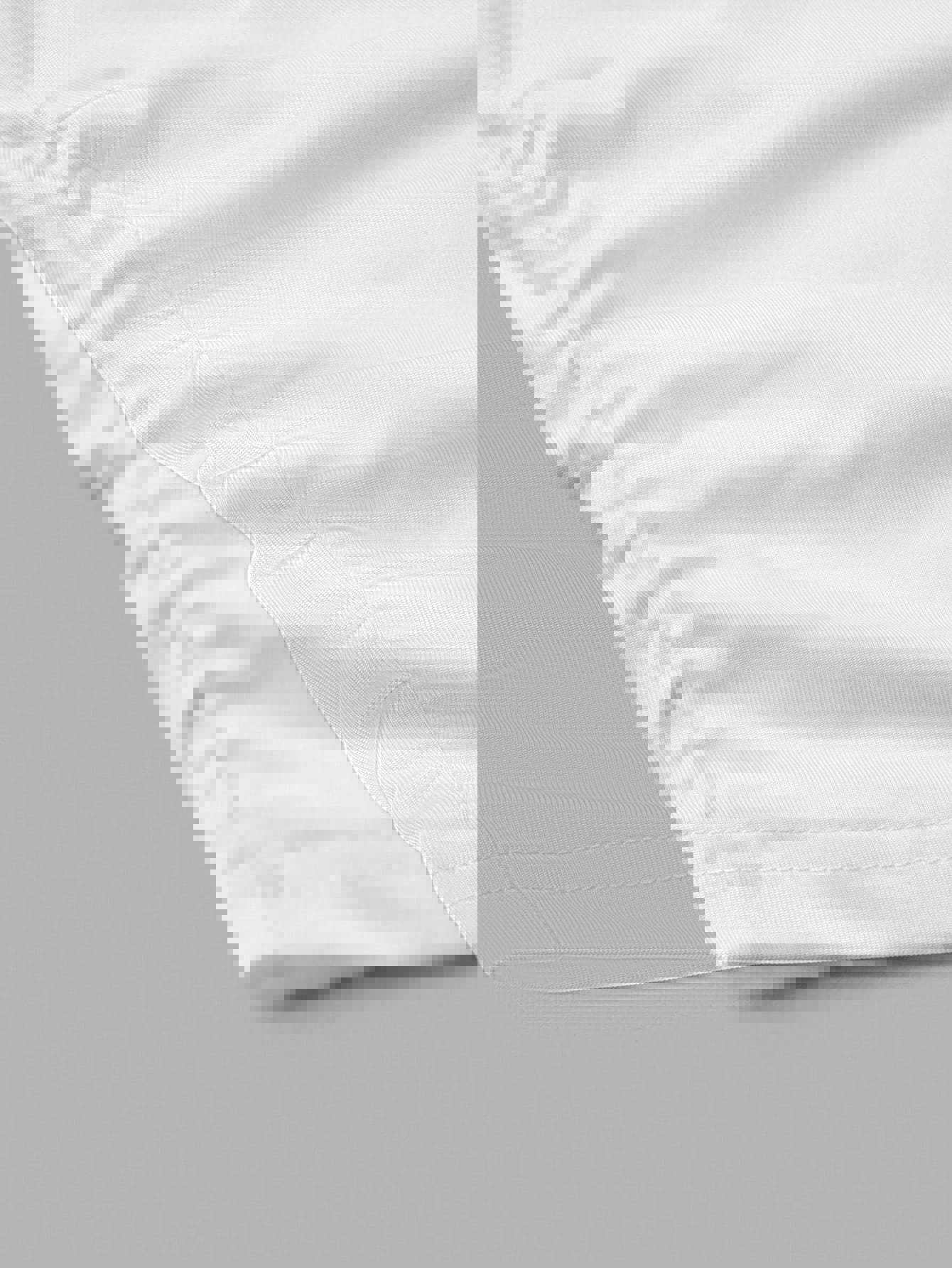 Fashion simple slim slimming crop short T-shirt