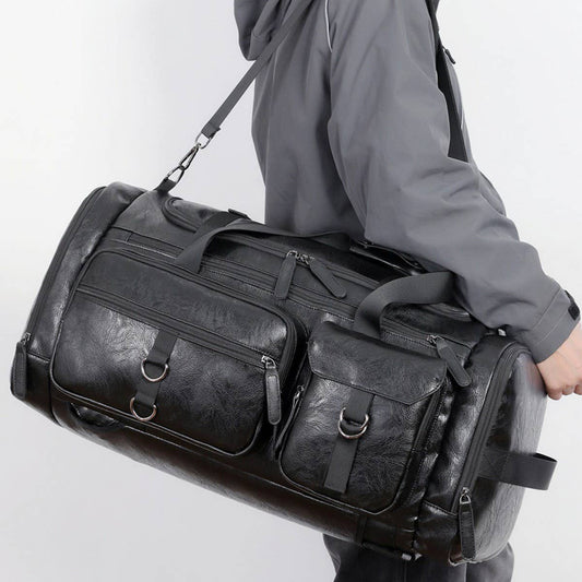 Multi-Use Men¡¯s Travel Bag, Shoe Slot & Wet Dry_CWAB5182