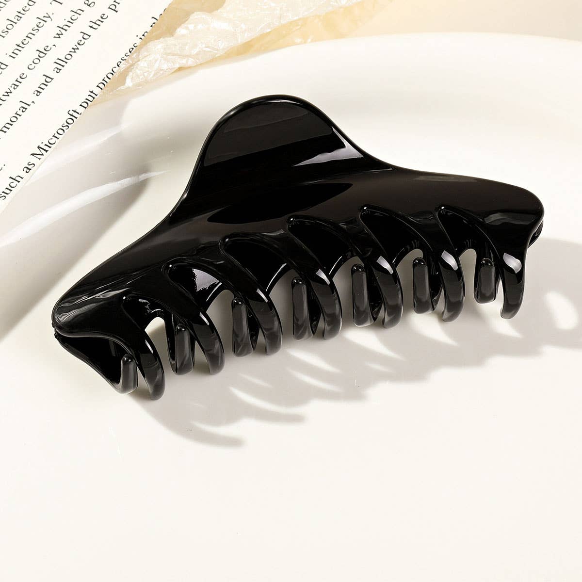 PC pointed keel high-end large hair clip