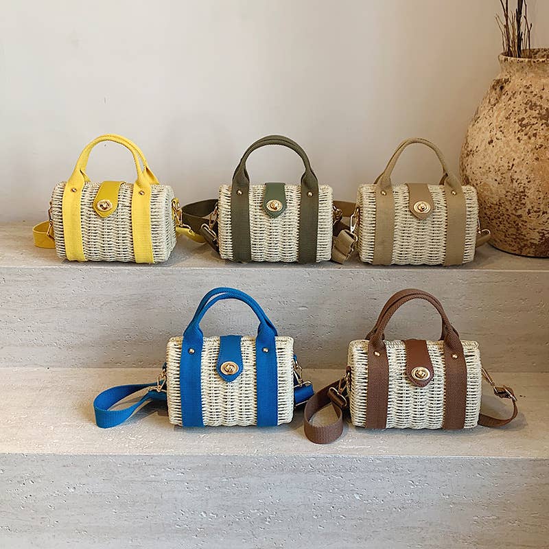 Artistic beach versatile hand-held crossbody bag