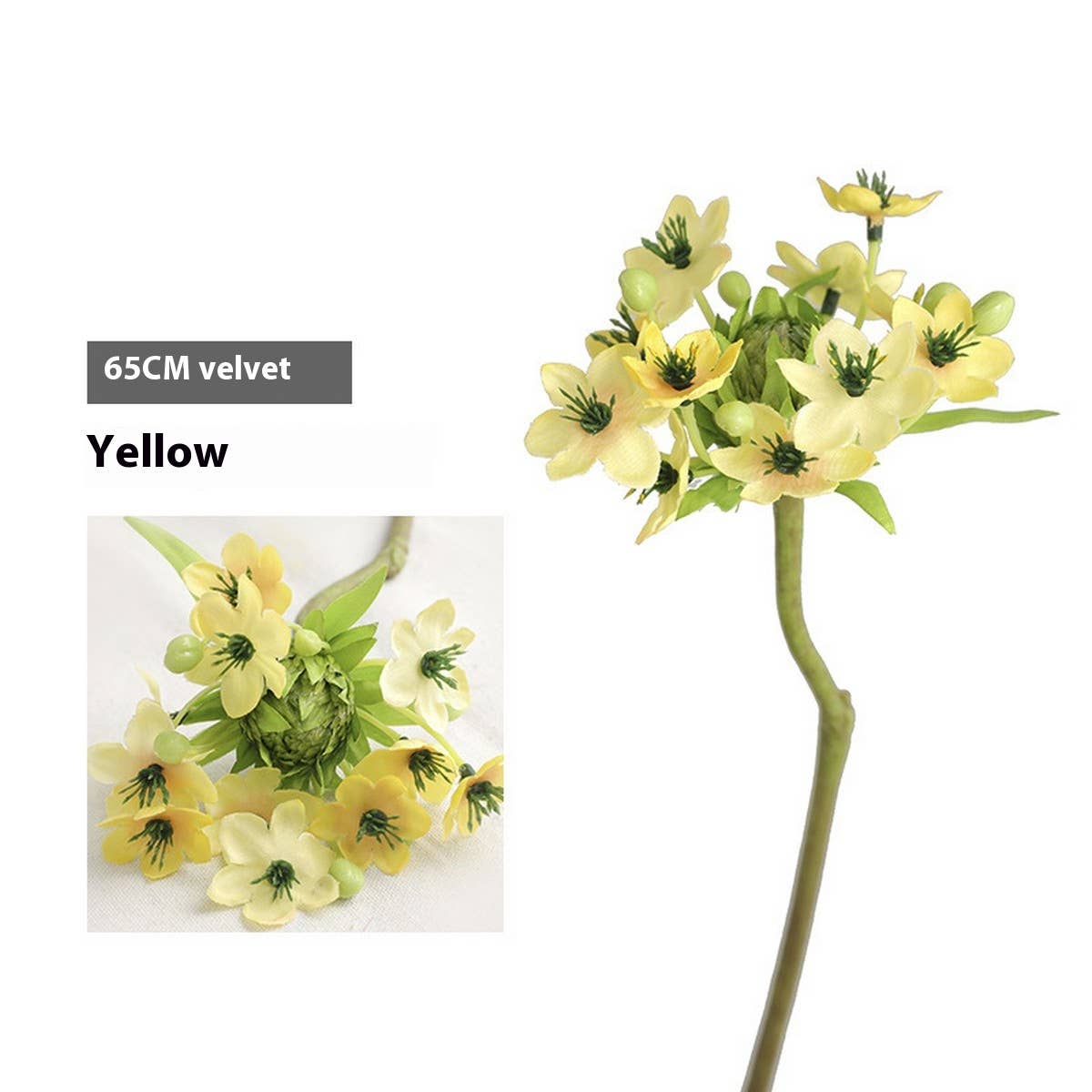 Velvet Artificial Fresh Bouquet Handheld Flower