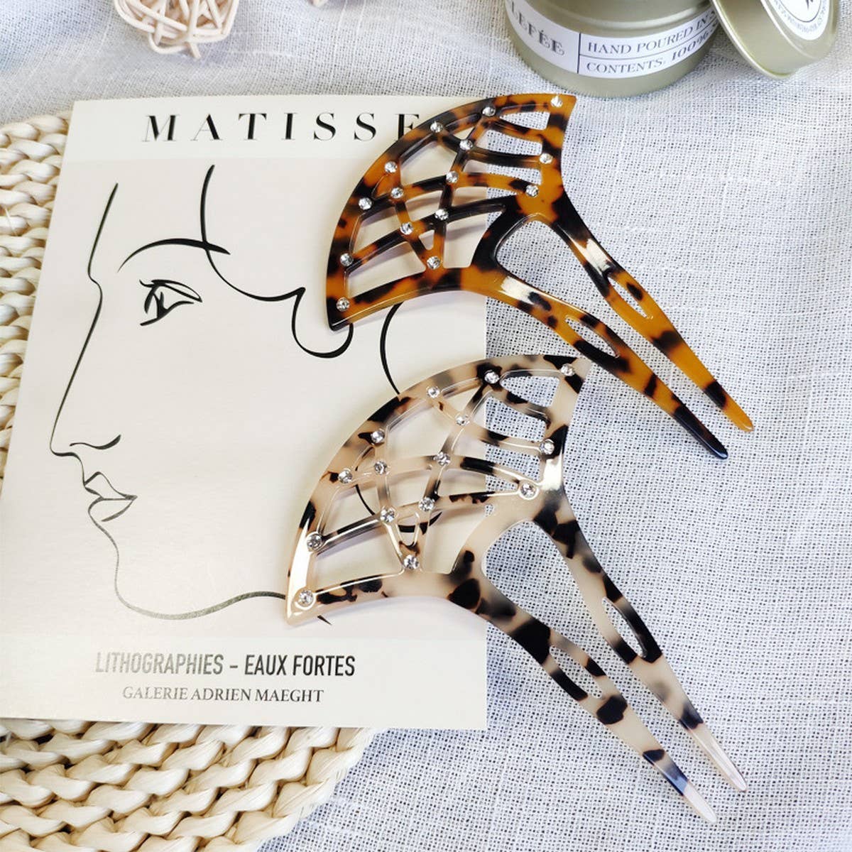 RETRO ETHNIC FAN-SHAPED COMB BACK HEAD HAIR FORK_CWAHA4219