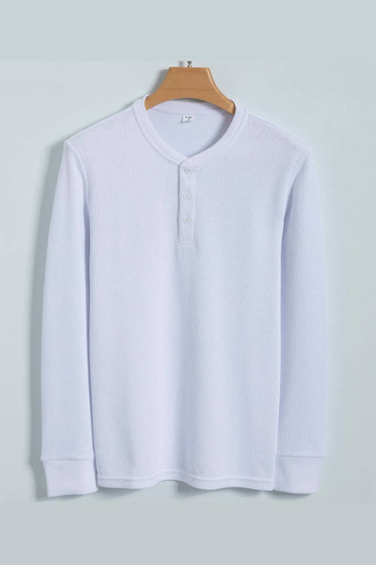 Cwttl2000_Fashion Casual Long Sleeve Round Neck T-Shirt