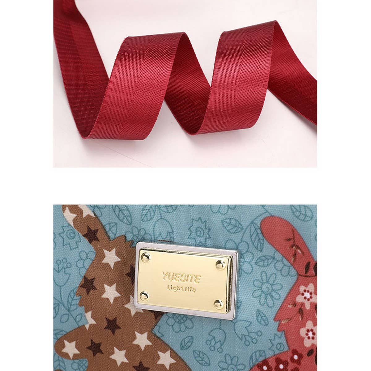 PRINTED OXFORD CLOTH SHOULDER CROSSBODY BAG_CWASC1772