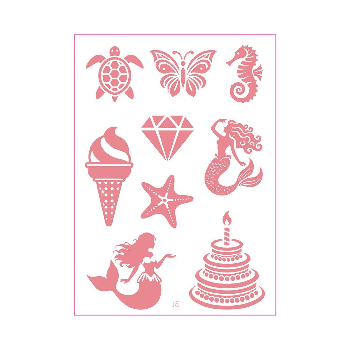 Kids Tattoo Sticker Set Creative Body Art Decals