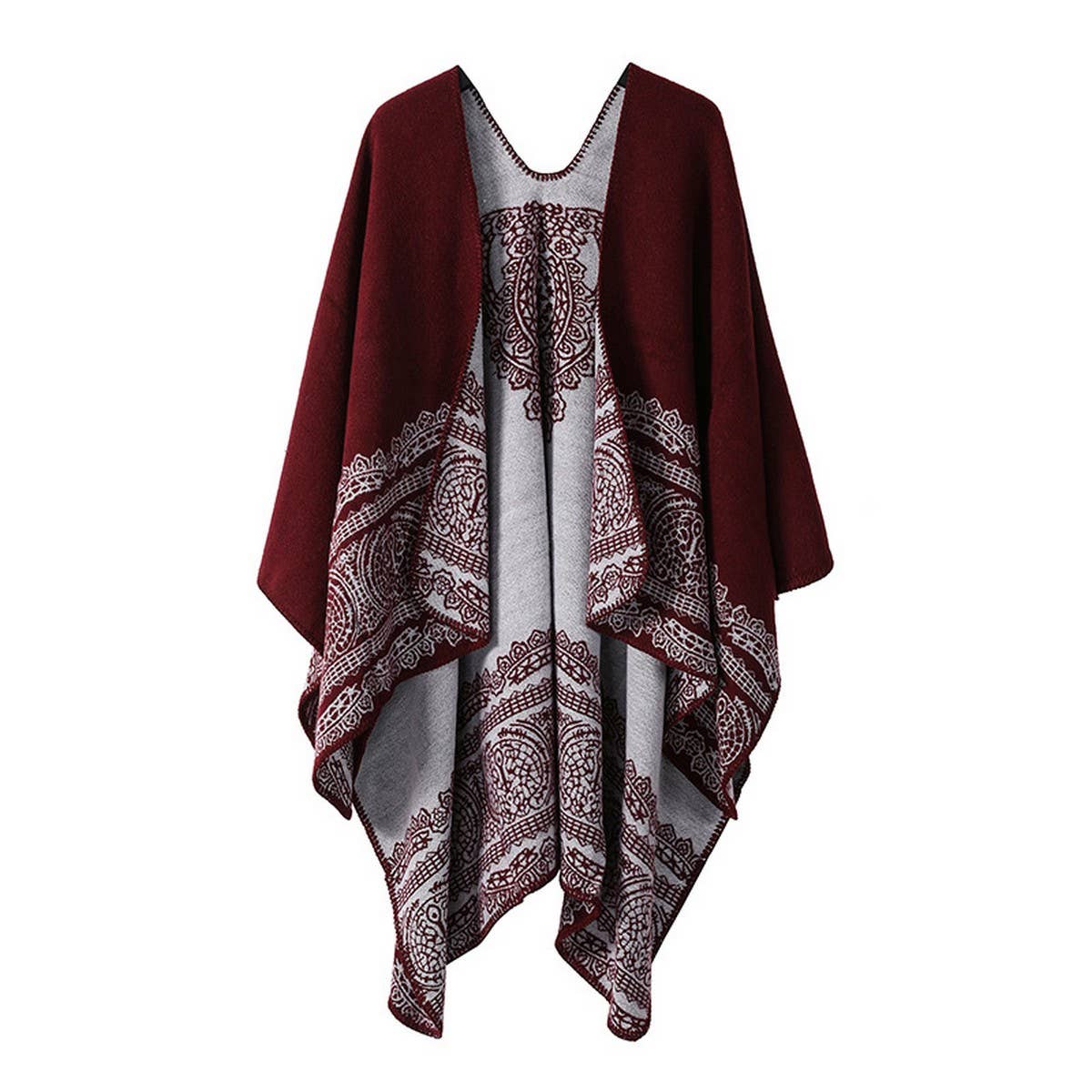 SHAWL WARM CAPE WITH CASHMERE CAPE