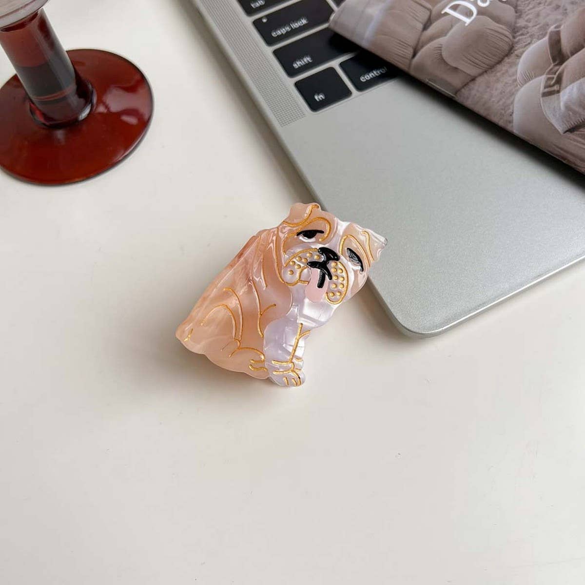 Cartoon Dog Acetate Hair Claw Clip for Girls_CWAHA5780