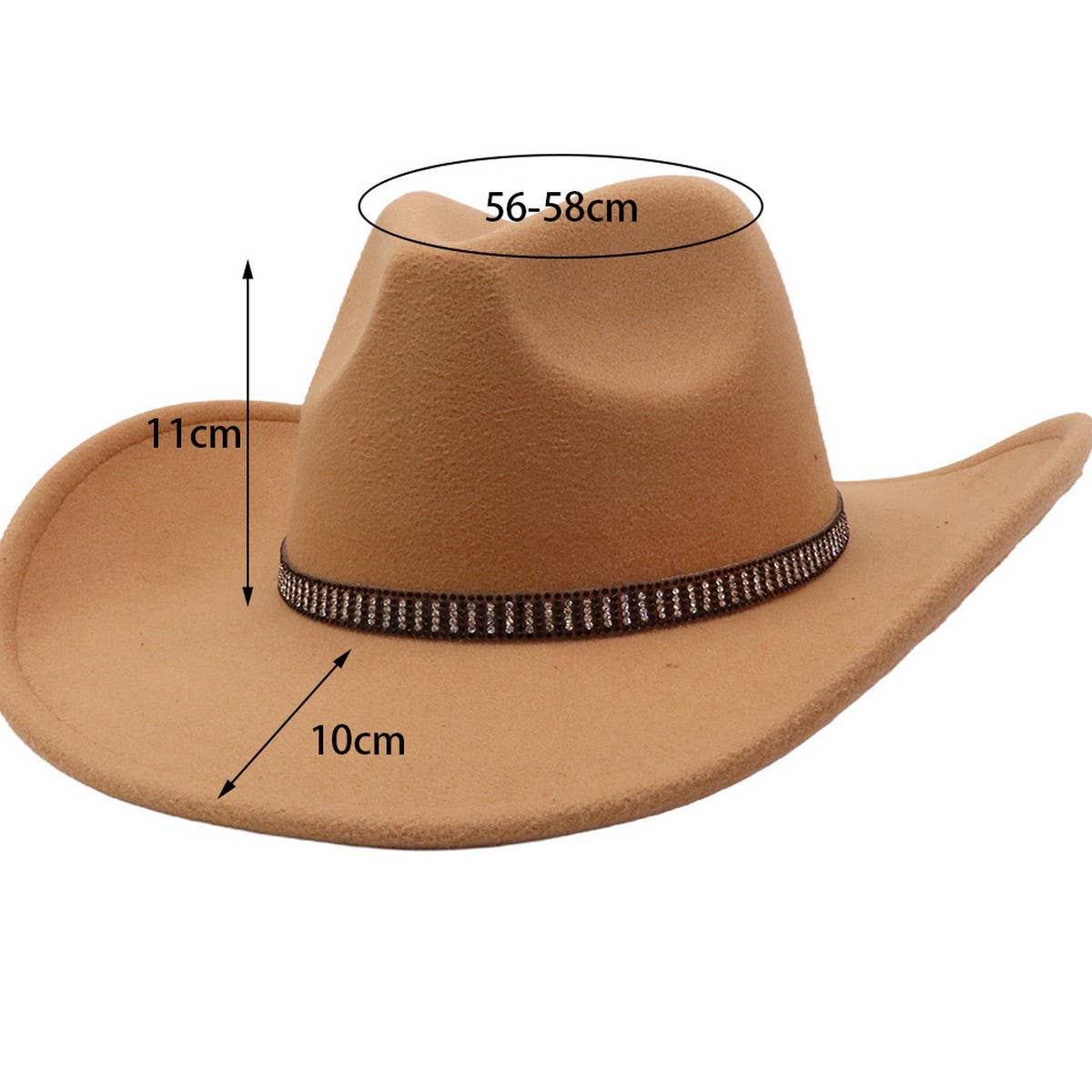 Unisex  Cowboy Fedora Ethnic Style Hat_CWAH04407