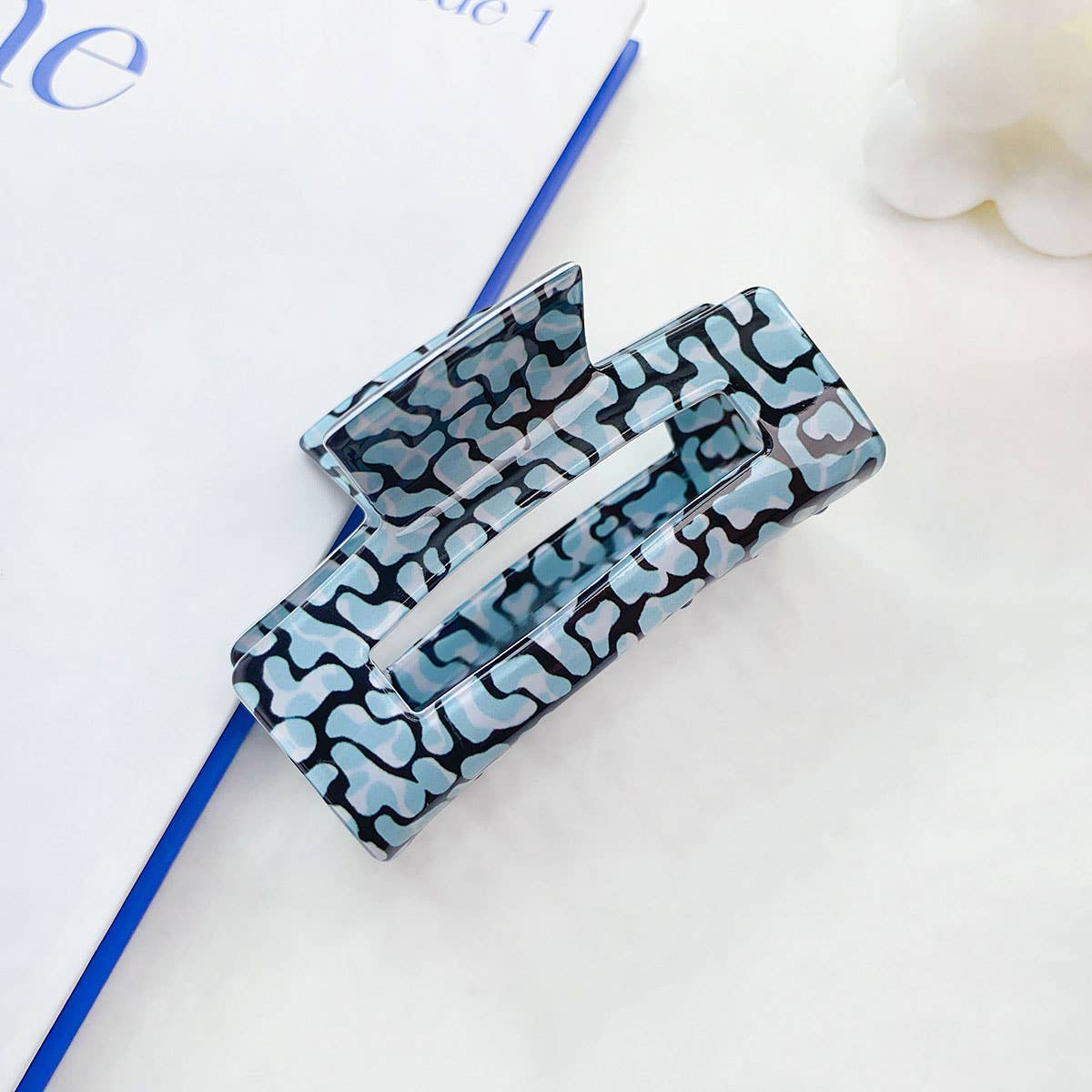 Spring Tropical Floral Hair Claw - Hollow Design_CWAHA0401