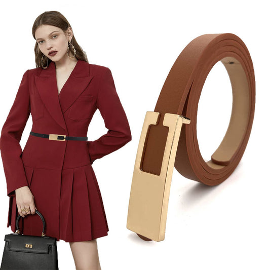 WOMEN CASUAL LEATHER BELT FOR JEANS_CWABE0178