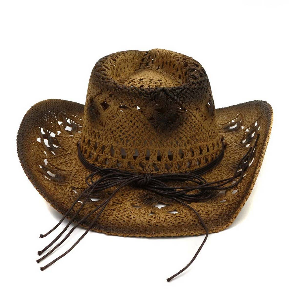BEACH SUNSHADE COWBOY STRAW HAT_CWAH1257