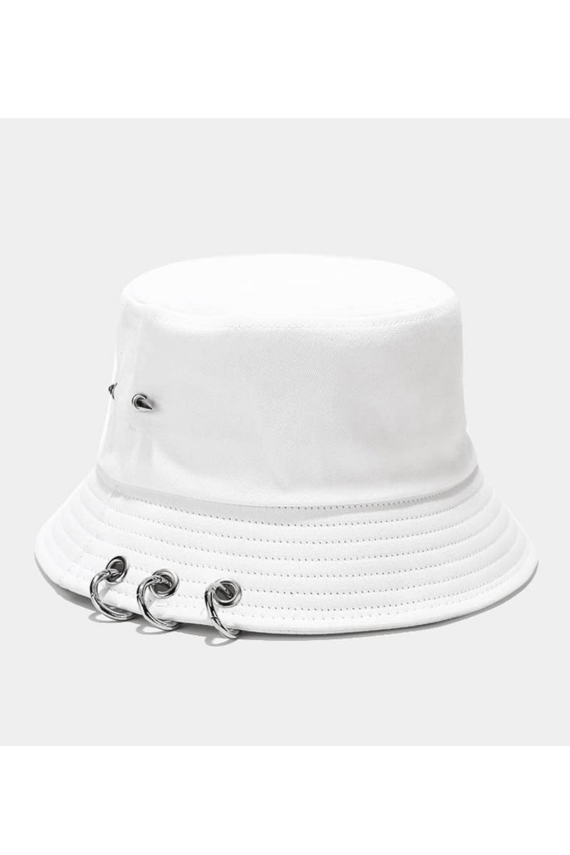 CLIP DETAILED CASUAL BUCKET HAT_CWAH0411