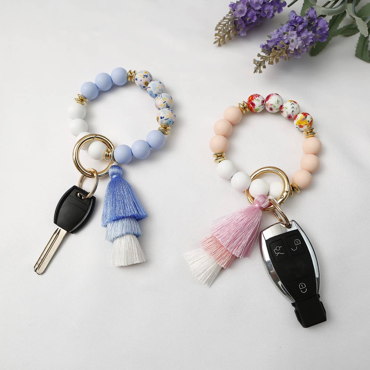 RETRO DUAL PURPOSE TASSEL BRACELET KEYCHAIN_CWMM1213
