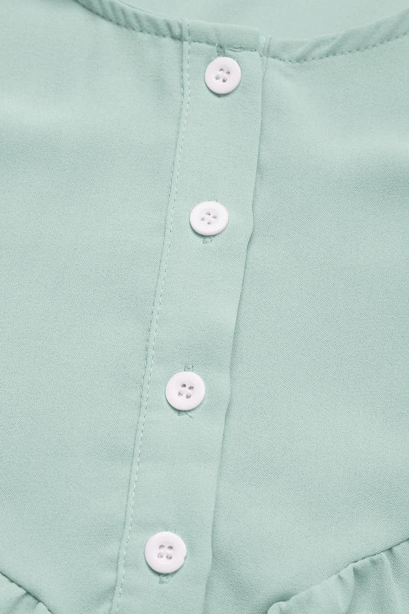 CWDSD6697_SOLID COLOR ROUND NECK PLEATED SLEEVELESS DRESS