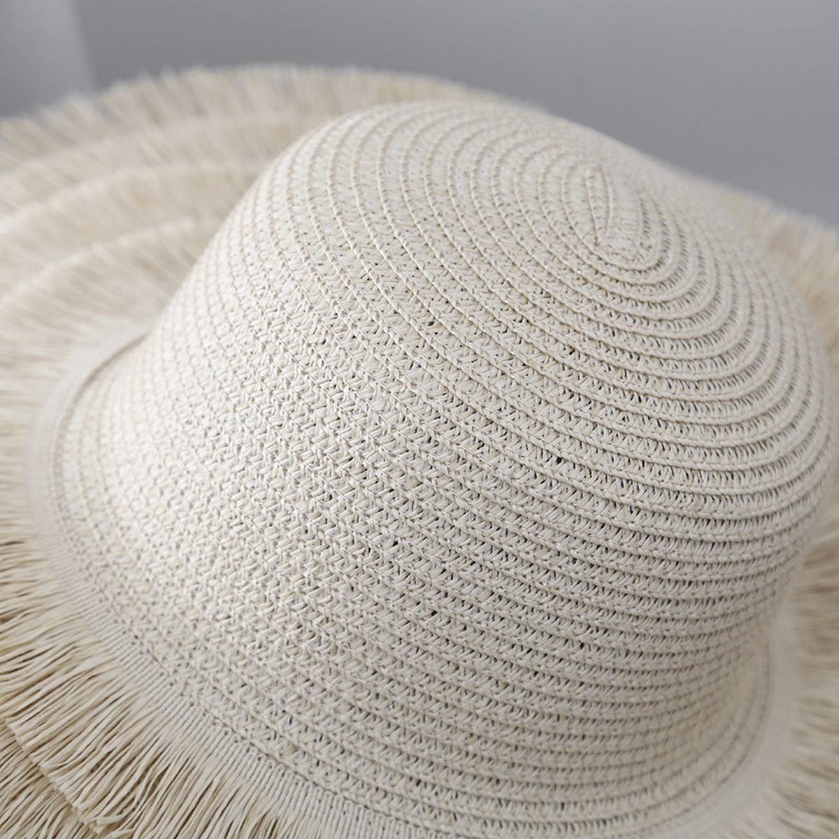 SUMMER TRAVEL STRAW HAT WOMEN'S LARGE BRIM CASUAL_CWAH1172