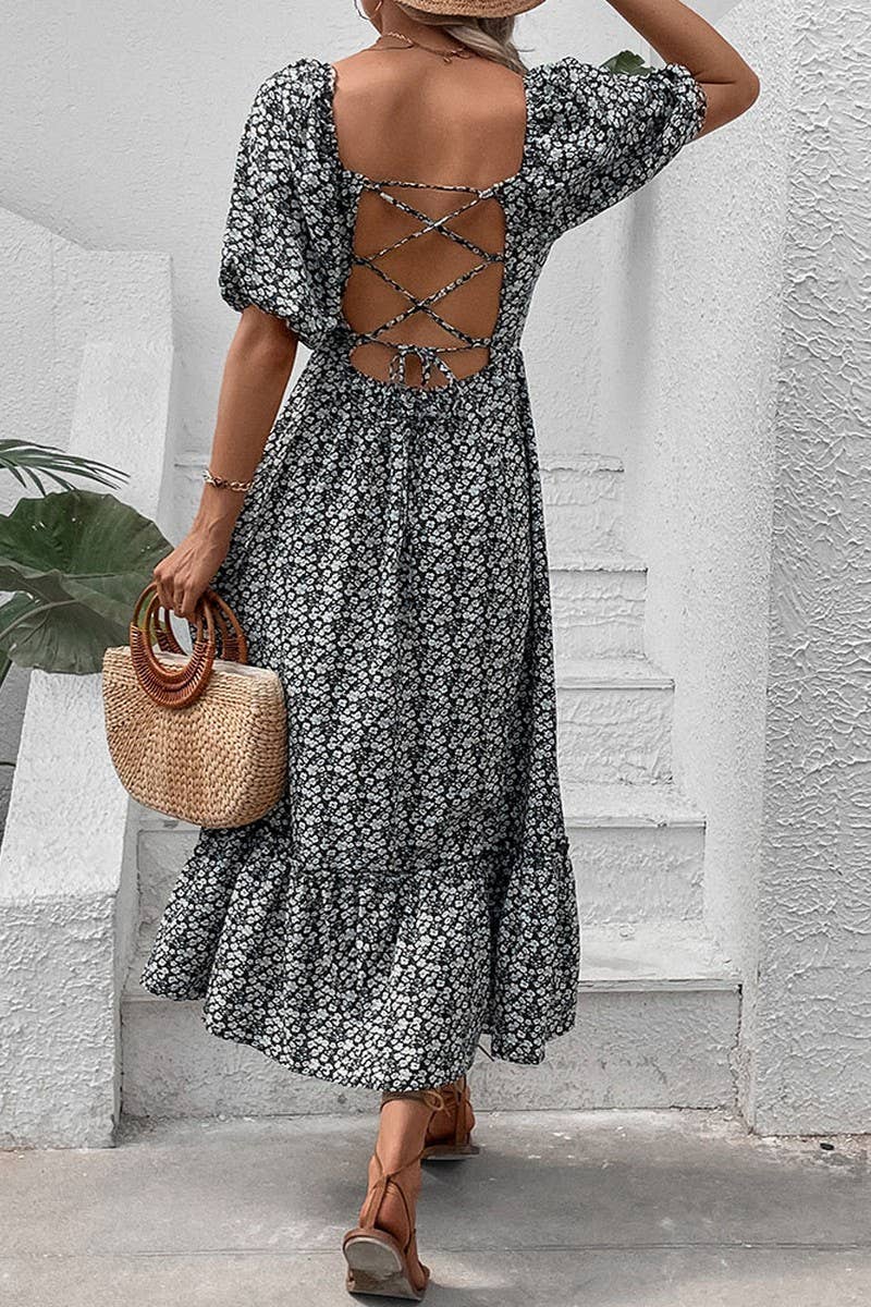 CWDMD4528_2025 SUMMER NEW FLORAL RETRO ELEGANT DRESS