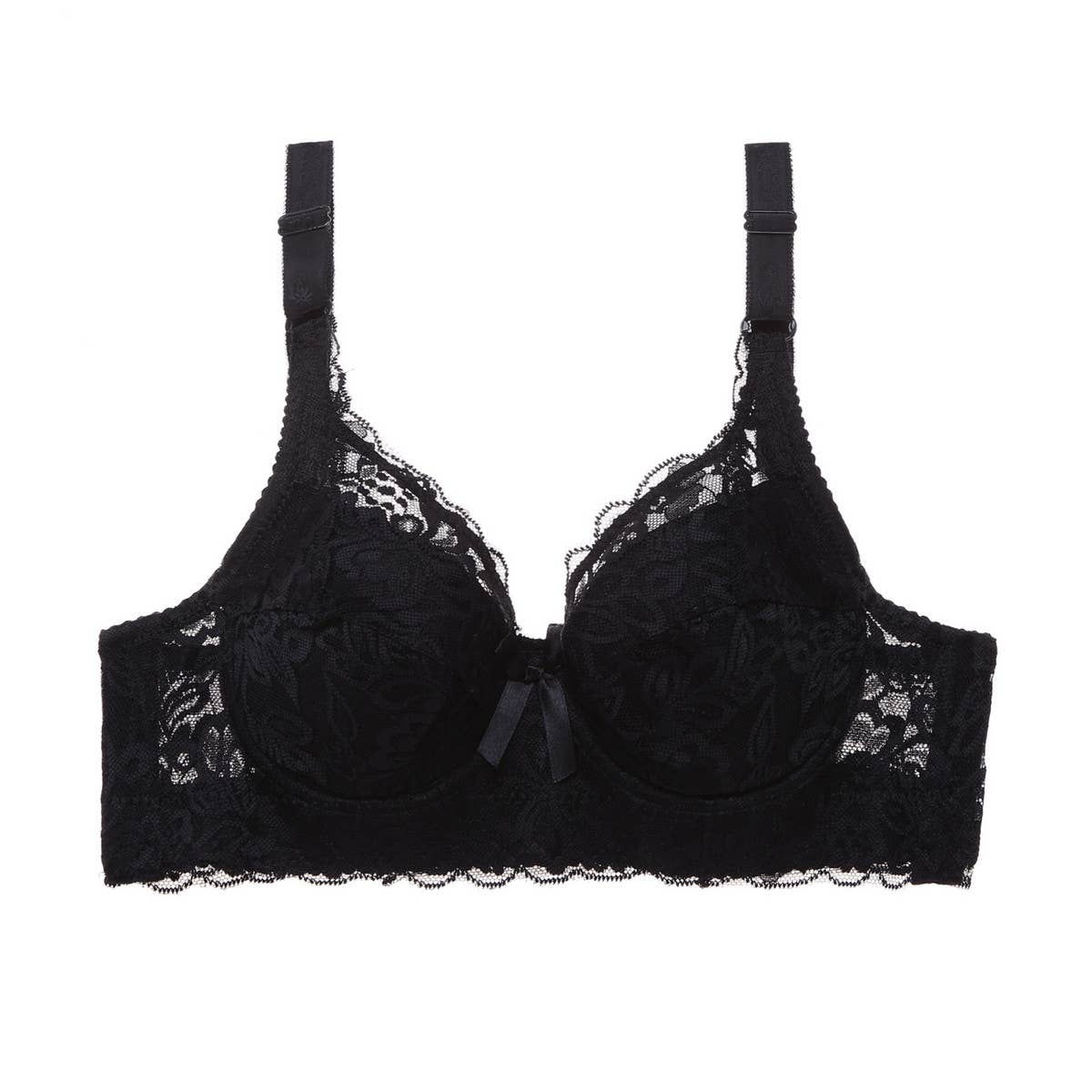 WOMEN PLUS LACE ADJUSTABLE BRA