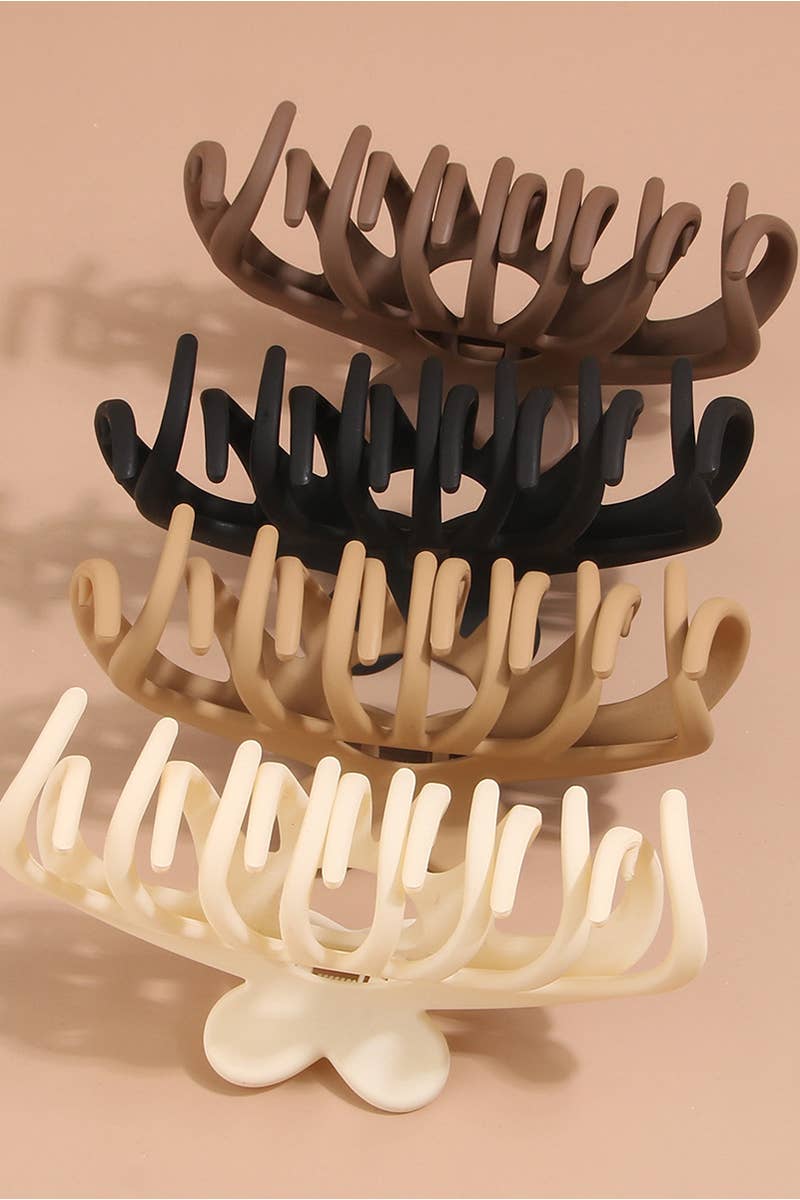 12CMPlastic Hair Clip,Classic High Bun Shark Clip_CWAHA0096