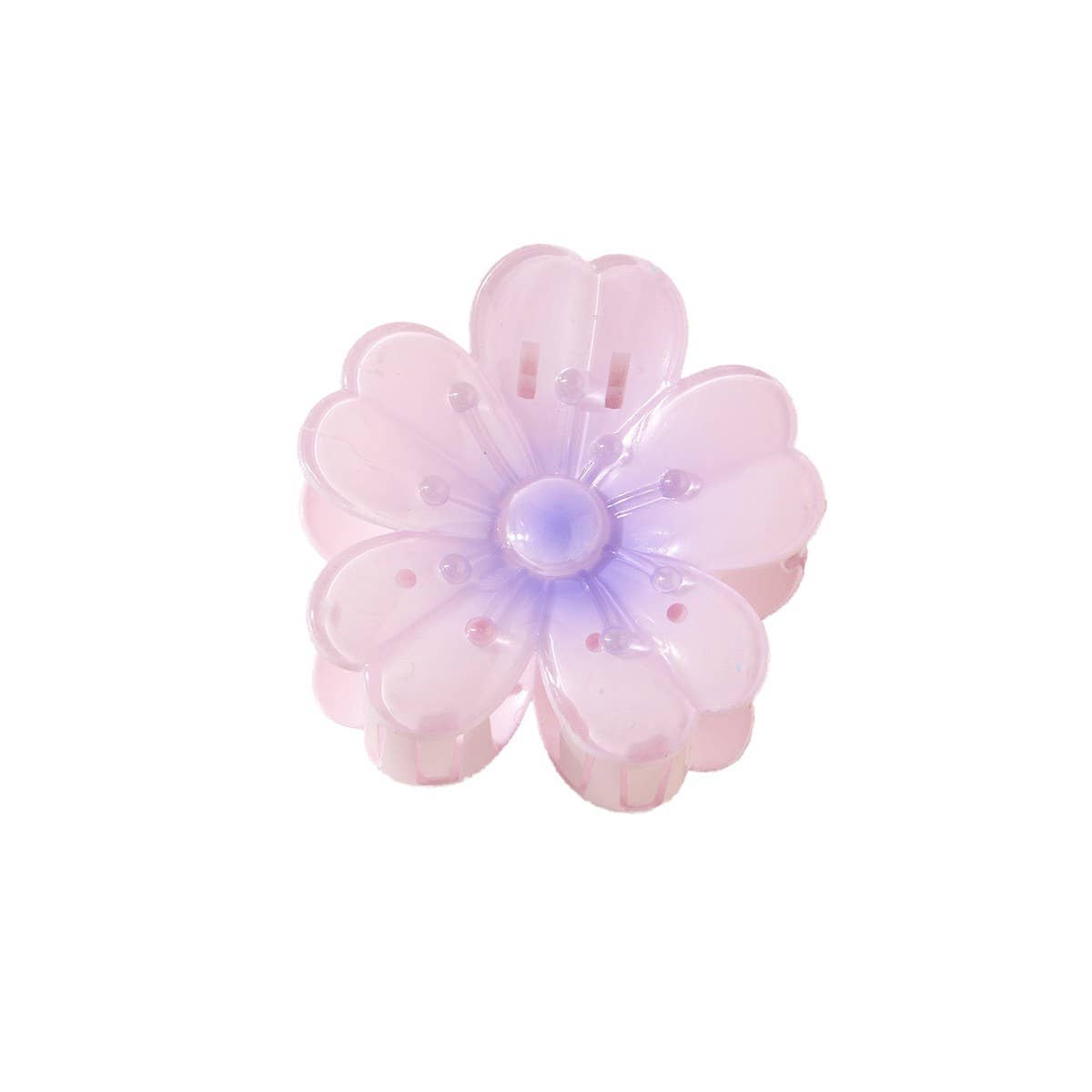 Sweet Flower Updo Heart Petal Hair Claw Clip
