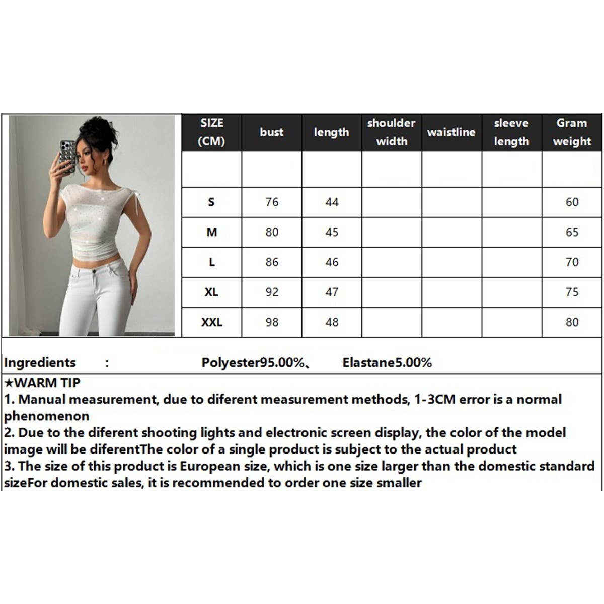 Sequined mesh off-the-shoulder bow pleated shirt