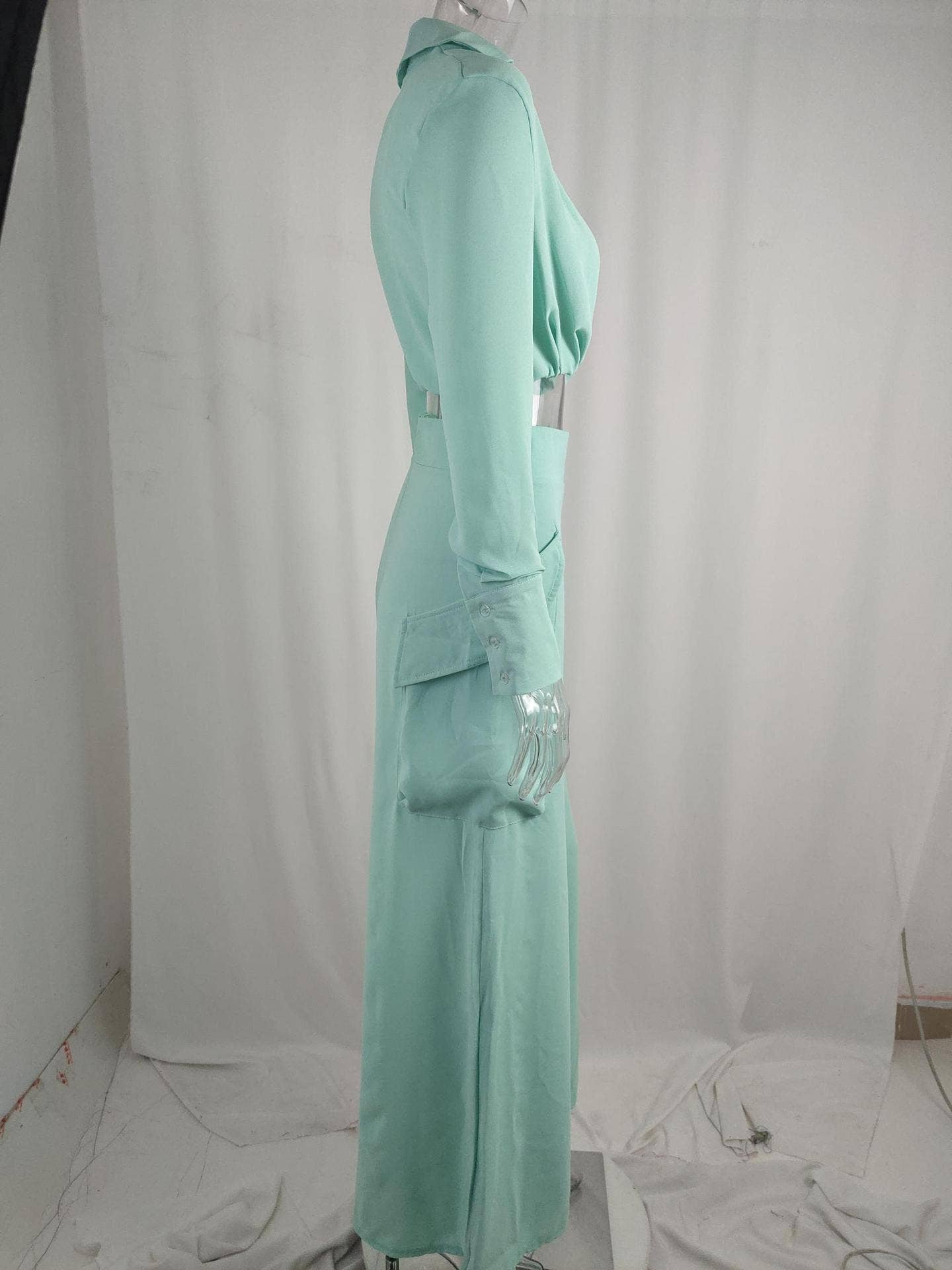 SOLID COLOR TEMPERAMENT COMMUTER FASHION SET