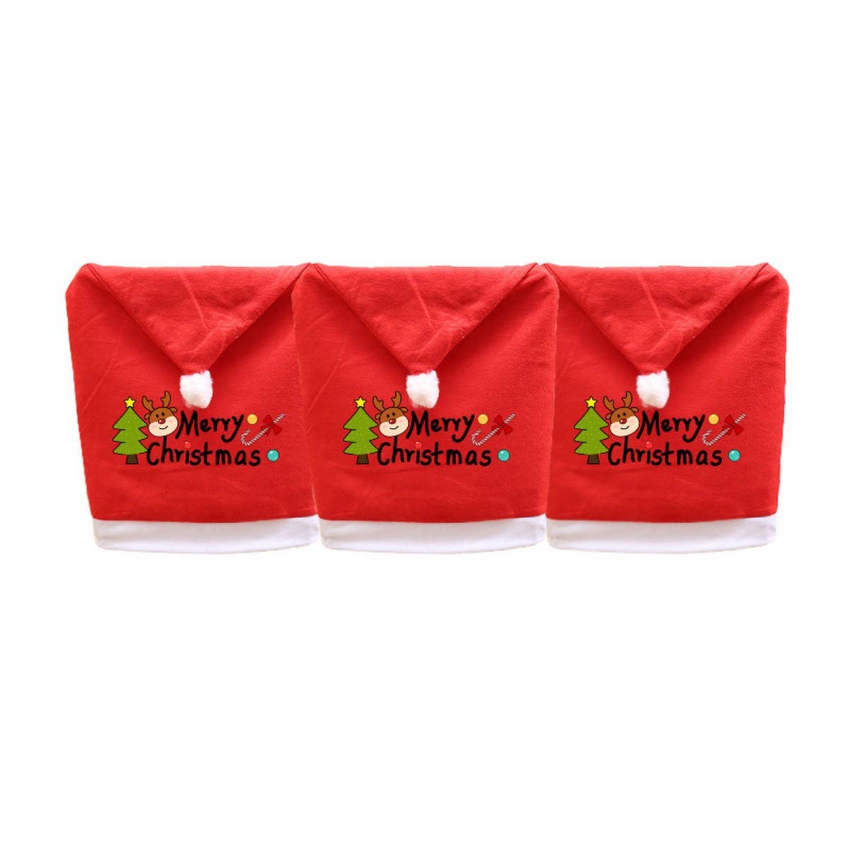 CWMM9666_CHRISTMAS CHAIR PRINTING LETTER SET CHAIR COVER